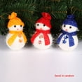 thumbnail image 1 of Christmas Decoration X'masTree Decorations Snowman Doll Children's Gift Tree Ornament Snowman Doll Tiny Toy Random Color, 1 of 5
