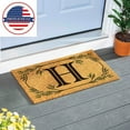thumbnail image 4 of 28" x 16" Monogram Coir Mat, Letter  "H", 4 of 6