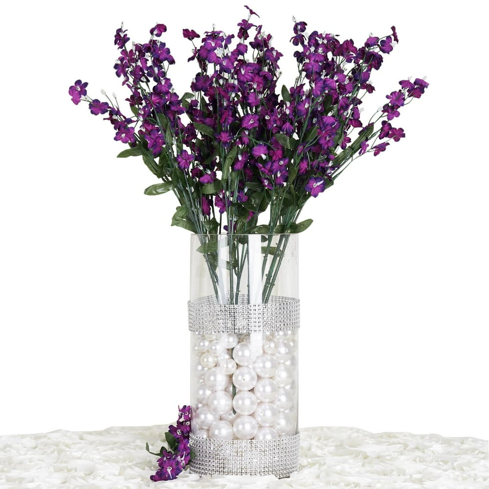 Efavormart 12 bushes BABY BREATH Artificial FILLER FLOWERS for DIY