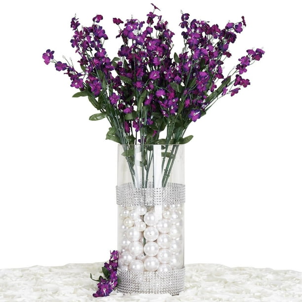 Efavormart 12 Bushes Baby Breath Artificial Filler Flowers For Diy Wedding Bouquets Centerpieces Arrangements Party Home Decoration Walmart Com Walmart Com