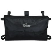 Secure 6-Pocket Walker Bag Storage Pouch, Black