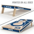 thumbnail image 6 of YouTheFan NFL Indianapolis Colts 2' x 4' Cornhole Game, 6 of 6