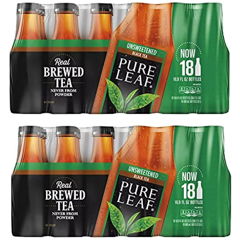 Pure Leaf Unsweetened Brewed Iced Tea, 6 bottles / 16.9 fl oz - Kroger