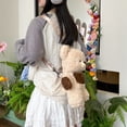 thumbnail image 7 of Jiibva Plush Bear Backpack Teddy Bear Doll Bag Multifunctional Plush Backpack Cartoon Animal Backpack Purse Gifts, 7 of 7