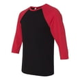 thumbnail image 3 of Bella + Canvas Unisex Jersey 3/4 Sleeve Baseball Tee C3200, 3 of 3