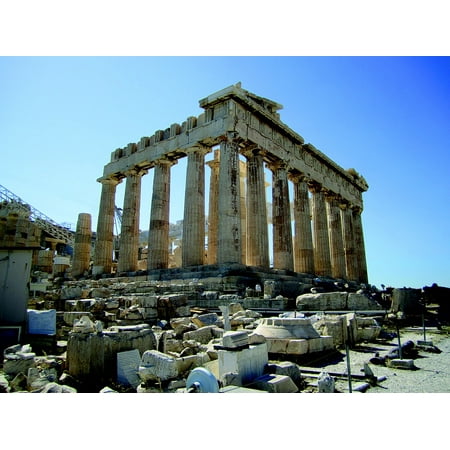 - LAMINATED POSTER Acropolis Greece Temple Parthenon Greek Athens Poster Print 24 x 36