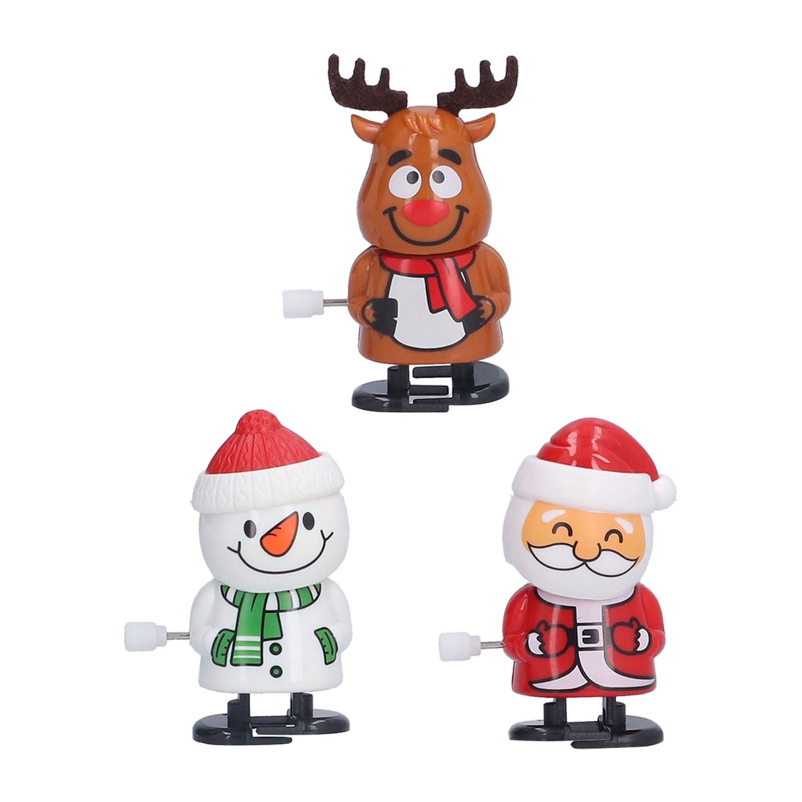 FAGINEY Christmas Wind Up Toys,Christmas Wind Up Toy Set Cute Santa