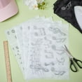 thumbnail image 4 of 5 Sheet Music Notes Rhinestone Iron on Transfers Glitter Music Note Pattern Patches Hotfix Clothes Iron on Patch DIY, 4 of 6
