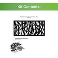thumbnail image 2 of Xpanse 5902846 2 x 4 ft. Polymer Lattice Panel, Black - Case of 5, 2 of 5