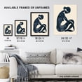 thumbnail image 3 of Artery8 Abstract Female Silhouette Minimalist Painting Living Room Art Print Framed Poster Wall Decor 12x16 inch, 3 of 3