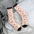 thumbnail image 5 of Hirioo Halloween Gnomes Pattern Adult Middle Tube Socks Breathable Sock Non-Pilling,Contrasting Color Design, 5 of 6
