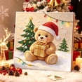 thumbnail image 2 of Christmas DIY Color Diamond Art Kits for Adults, Santa Claus Snowman Teddy Bear Crystal Bead Art Set, 3D Embossed Handmade Canvas Art, Home Wall Table Decor, Stress Relief Craft & Xmas Holiday Gift, 2 of 9