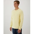 thumbnail image 5 of Hanes Long Sleeve Cotton T-Shirt Unisex Garment Dyed Tee Crewneck Cotton, 5 of 8