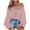 H-827 Pink, variant on Pink Womens Oversized T Shirts Spandex Tee Tops for Women Long Sleeve Open Shoulder Plain Fall Summer Tee Shirt 2026 Clothing Country Concert 3XL