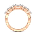 thumbnail image 3 of IGI Certified Round Shape Lab Grown Diamond Anniversary Band Ring For Women | 5 Stone 3 CT TW In 14K Rose Gold | FG-VS1-VS2 Quality Noella Friendly Diamonds Band Ring, 3 of 5