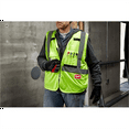 thumbnail image 6 of Milwaukee Tool Hi Vis Yellow Safety Vest-XXL/XXXL, 6 of 8