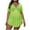 🌴Green🌴, variant on Fartey Women's Plus Size Sheer Mesh Beach Cover Up Dress Loose Flowy Short Sleeve V Neck Dresses Lightweight Breathable Casual Clothes Green L