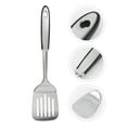 thumbnail image 2 of Jiandong Stainless Steel Spatula Kitchen Stainless Steel Spatula, Slotted Turner for Home Restaurant(12.99X3.43X0.79Inch), 2 of 10