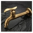 thumbnail image 5 of Antique Brass Bibcock, Outdoor Faucet, Brass Decorative Garden Tap/washing Machine Water Mixer Tap Free Shipping, 5 of 6