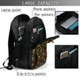 thumbnail image 4 of Fotbe Sloth Doing Yoga Mochila con Estampado y Puerto USB para Hombre y Mujer, Mochila Antirrobo, Mochila de Viaje, Mochila Escolar, Mochila Universitaria, 4 of 7