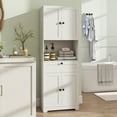 thumbnail image 2 of Gymax 67.5'' Kitchen Pantry Cabinet w/4 Doors 1 Drawer Open Countertop Adjustable Shelf White, 2 of 10