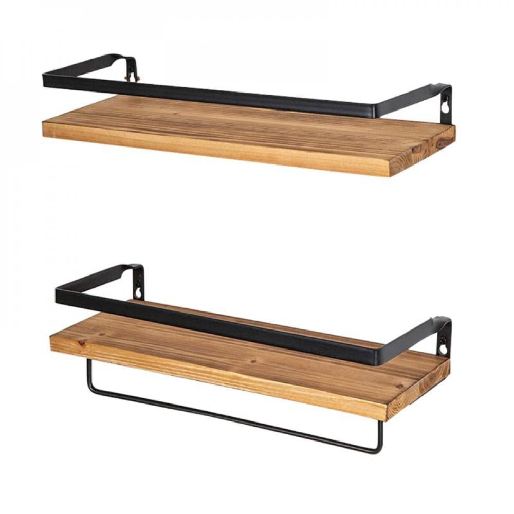 Various Colours And Sizes. Rustic Style Details about   Floating Wall Pine Wood Shelves 