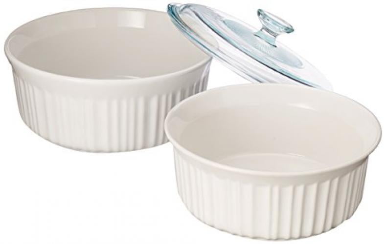 Corningware French White 6-Piece Bakeware Set - Walmart.com