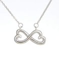 thumbnail image 3 of Spanish Love Message Infinity Pendant Stainless Steel Keepsake Card Gift, 3 of 7