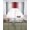 Red, variant on Dark Grey White Swag Curtains for Living Room/Bedroom Windows, Farmhouse Ombre Color Modern Simple Kitchen Curtains and Valances Set 36 Inch Length, Light Filtering Swags Valance Curtain Panels