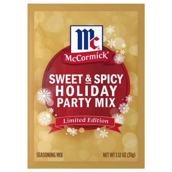 McCormick Sweet & Spicy Party Mix, 1.12 oz Packet