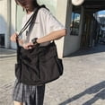 thumbnail image 3 of Kukuzhu Women Men Crossbody Shoulder Bag Large Hobo Bag with Multiple Pockets Canvas Messenger Tote Bag for Women and Men, 3 of 7