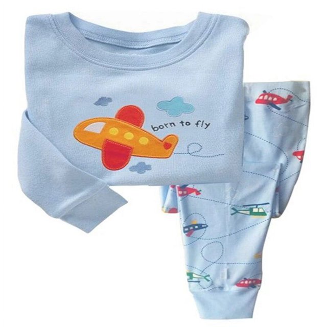 Conjunto de pijamas de Navidad para niños y niñas, ropa de dormir de manga larga para primavera
