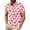 Purple-valentines day gifts for him, variant on Eryao Valentines Day Shirts Men Heart Print Graphic Tops Short Sleeve Button V Neck Henley Tees,Purple,L