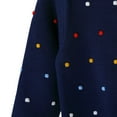 thumbnail image 5 of BULLPIANO Girls Cardigan Cotton Knit Kids Cute Cardigan Long Sleeve Crew Neck Button Sweaters for Girl, 5 of 7