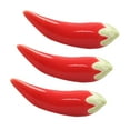 thumbnail image 3 of Abbracc Support de Cuillère en Forme de Chili 3 Pcs, Support de Cuillère à Dîner, Mini Vaisselle et Baguettes Rouge, 3 of 8