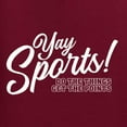 thumbnail image 5 of Wild Bobby, Yay Sports Do the Things Get the Points Father's Day Men's Tee, Maroon, Small, 5 of 6