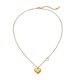 thumbnail image 1 of Collar de corazón shaofei cadena Choker ajustable de acero inoxidable, 1 of 4