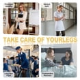thumbnail image 2 of Compression Stockings for Women, PUTUO 200D Closed Toe Thigh High 15-21 mmHg Compression Socks with Silicone Grip Semi-Transparent, Graduated Support Hoses for Varicose Veins Edema DVT Flight, Black, 2 of 8