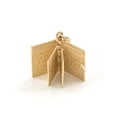 thumbnail image 3 of Solid Gold Armenian Christian Open Holy Bible (10K Yellow Gold, Pendant), 3 of 3