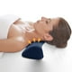 thumbnail image 4 of Almohada Cervical Ergonómica de Espuma Viscoelástica para Aliviar El Dolor de Cuello - Almohada Ortopédica de Soporte Cervical, 46 X 17 Cm (18,11 X 6,69 Pulgadas), Gris/Rosa/Azul Marino, Espuma de Al, 4 of 6