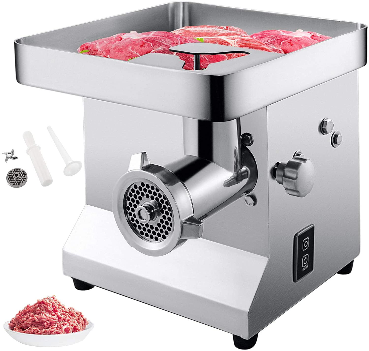 800W Commercial Meat Grinder 550lbs/h Sausage Stuffer Electric Meat Mincer 