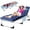 XXXL Sky Blue, variant on SLSY Extra Heavy Duty XXXL Camping Cot,1200D Oxford Portable Cot Bed with Carry Bag for Camping, Hiking, Travel, Guest,Supports 900 lbs