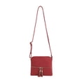 thumbnail image 4 of Deluxity Lightweight Medium Lady Crossbody Bag with Tassel-Red, 4 of 7