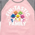 thumbnail image 3 of Baby Shark - Fintastic Family - Toddler And Youth Girls Raglan Graphic T-Shirt, 3 of 5
