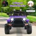 thumbnail image 2 of Infans 12V Kids Ride On Truck Car Electric Vehicle Remote w/ Music & Light, 2 of 7