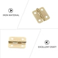 thumbnail image 5 of FRCOLOR  50 Sets Mini Hinges for Crafts Jewelry Box Decorative, 5 of 8