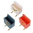 thumbnail image 1 of Soporte de pared para cepillos de dientes, 3 piezas de almacenamiento montado en la pared Caja de almacenamiento montada en la pared Caja de almacenamiento de pared de plástico Funcionalidad inteligente, 1 of 8