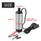thumbnail image 1 of Bomba de transferencia eléctrica de aceite de agua de combustible diesel sumergible etachable DC 12 V 51 mm Ecomeon plateado + negro, 1 of 5