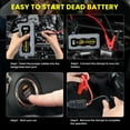 thumbnail image 6 of Car Jump Starter, 3500A Peak Battery Booster Start for All Gas and 10.0L Diesel Engines with Dual USB QC3.0/LED Light/Type-C, 12V Lithium Battery Auto Car Jump Pack, 6 of 7