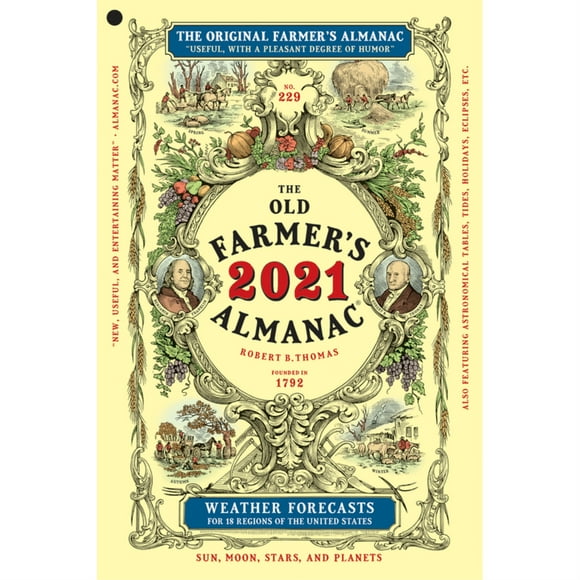 OLD FARMER'S ALMANAC FARMER'S ALMANAC 2020 (Lot de 24)